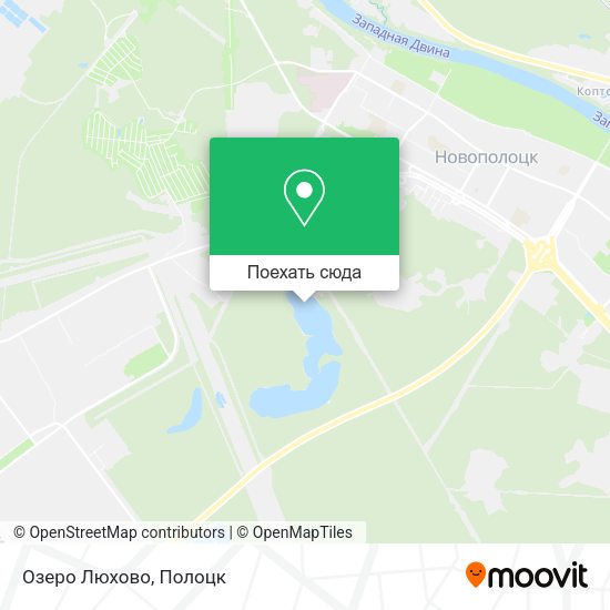 Карта Озеро Люхово