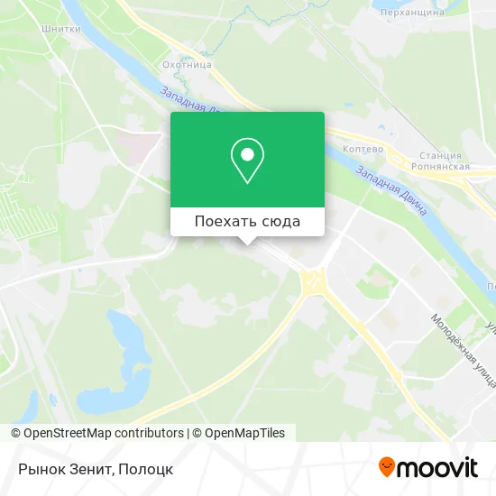 Карта Рынок Зенит