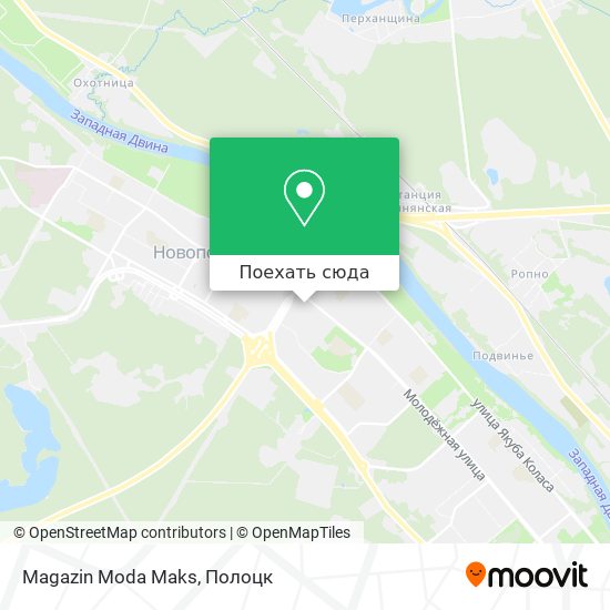 Карта Magazin Moda Maks