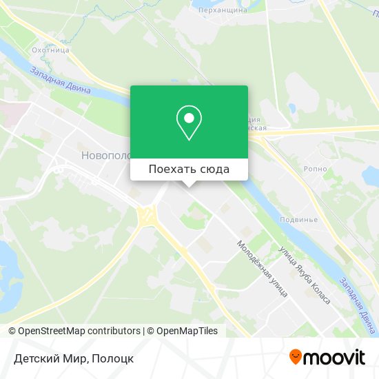 Карта Детский Мир