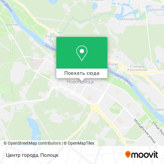 Карта Центр города