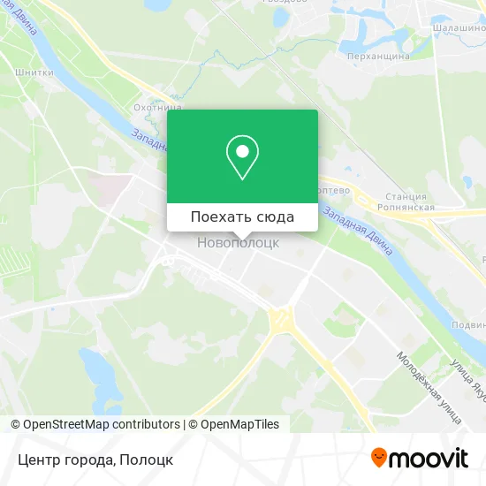 Карта Центр города