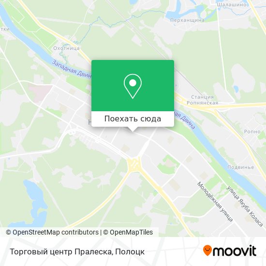 Карта Торговый центр Пралеска