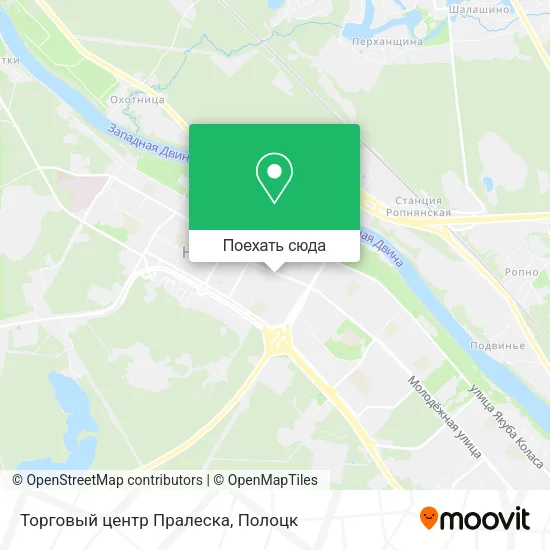 Карта Торговый центр Пралеска