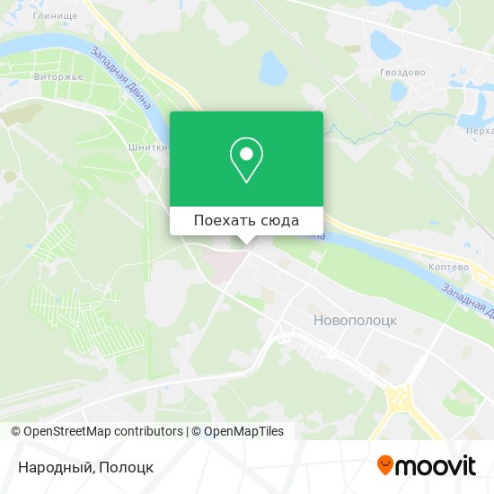 Карта Народный