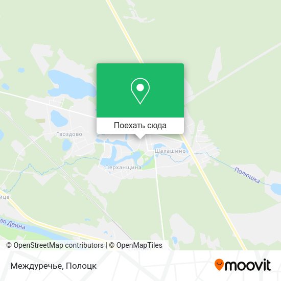 Карта Междуречье
