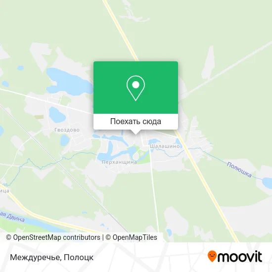 Карта Междуречье