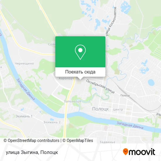 Карта улица Зыгина