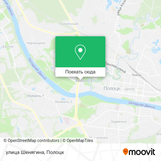 Карта улица Шенягина