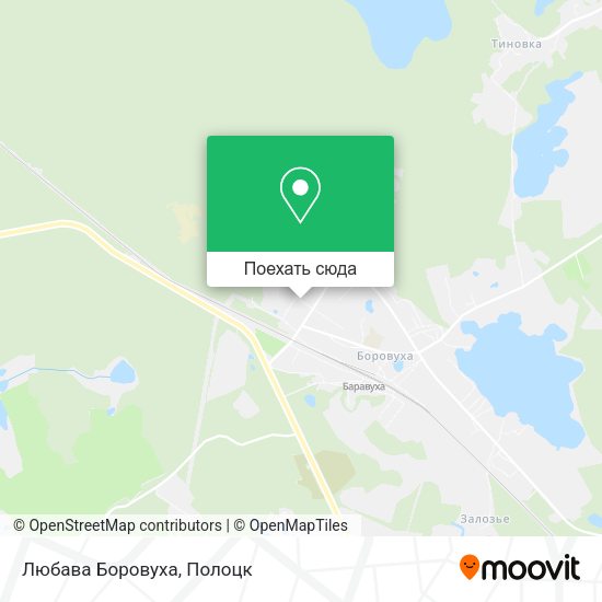 Карта Любава Боровуха