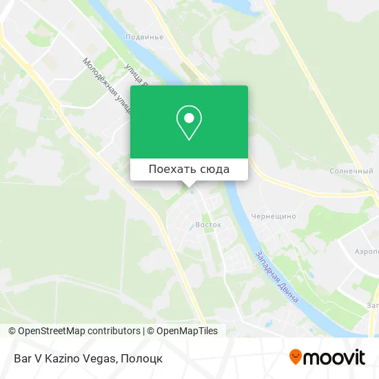 Карта Bar V Kazino Vegas