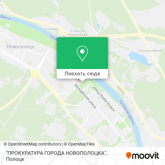 Карта "ПРОКУРАТУРА ГОРОДА НОВОПОЛОЦКА"