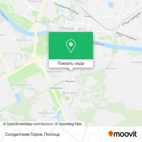 Карта Солдатские Горки