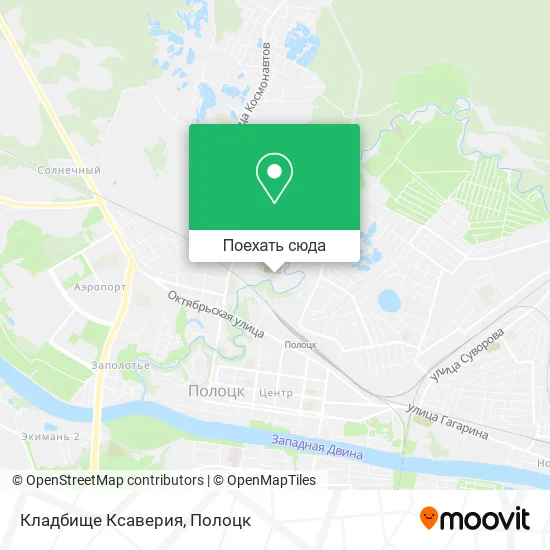 Карта Кладбище Ксаверия