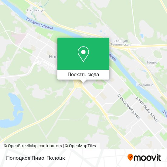 Карта Полоцкое Пиво