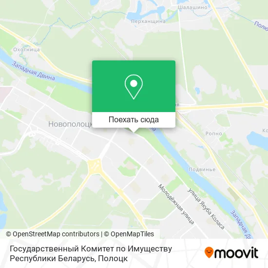 Карта Государственный Комитет по Имуществу Республики Беларусь