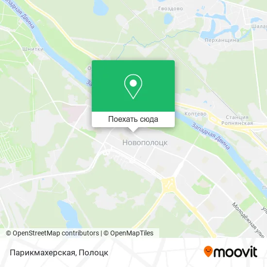 Карта Парикмахерская
