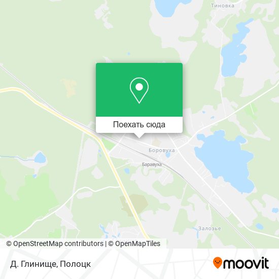 Карта Д. Глинище