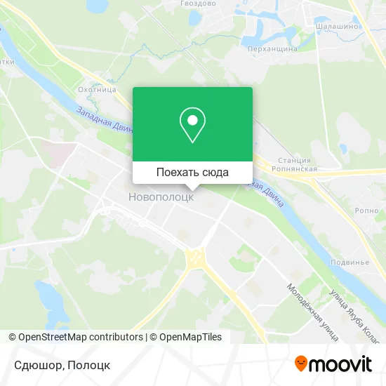 Карта Сдюшор