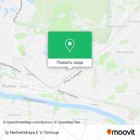 Карта Ip Nedvetskaya E V