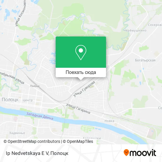 Карта Ip Nedvetskaya E V
