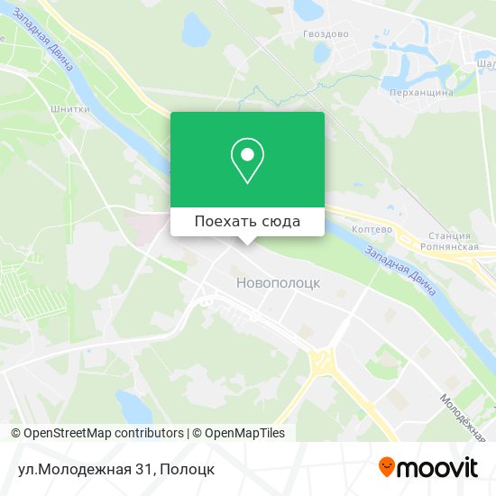 Карта ул.Молодежная 31