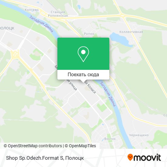 Карта Shop Sp.Odezh.Format S