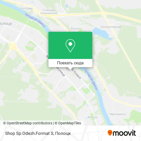 Карта Shop Sp.Odezh.Format S