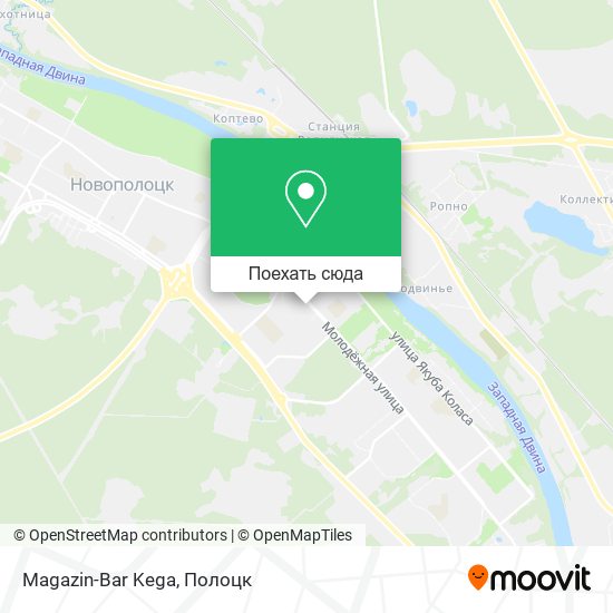 Карта Magazin-Bar Kega