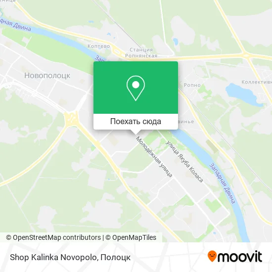 Карта Shop Kalinka Novopolo