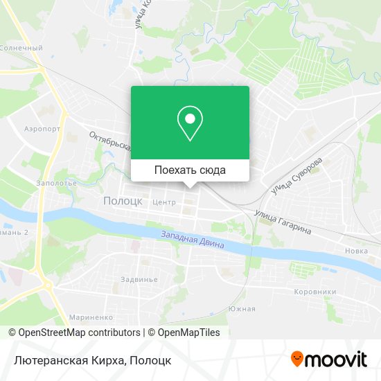 Карта Лютеранская Кирха