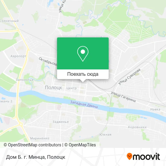 Карта Дом Б. г. Минца