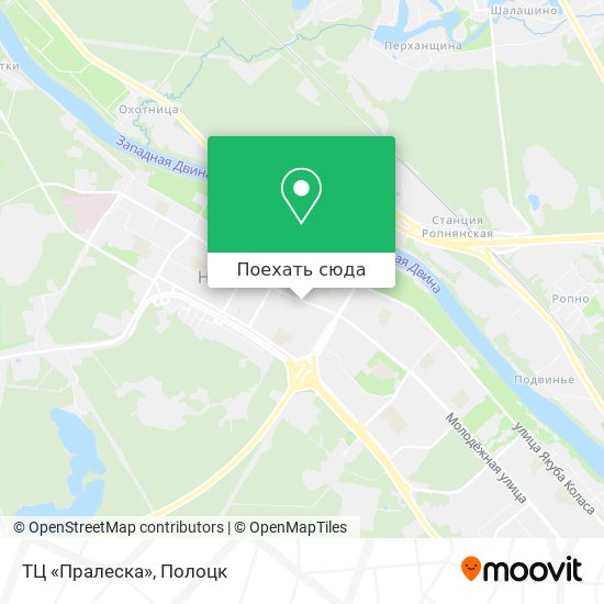 Карта ТЦ «Пралеска»