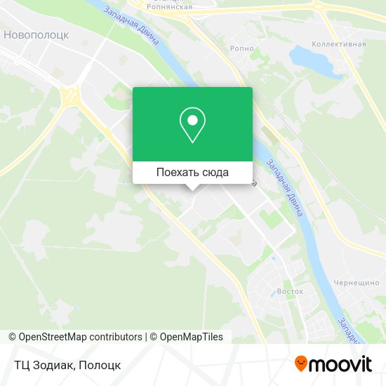 Карта ТЦ Зодиак