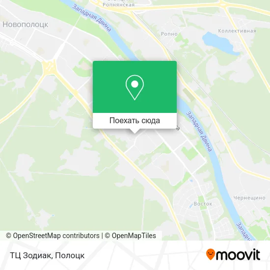 Карта ТЦ Зодиак