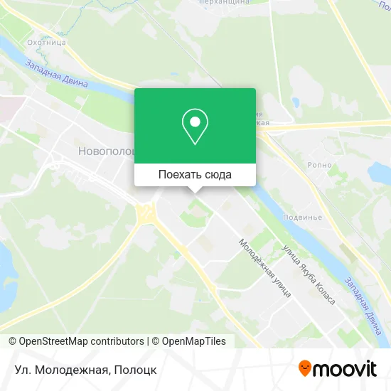 Карта Ул. Молодежная