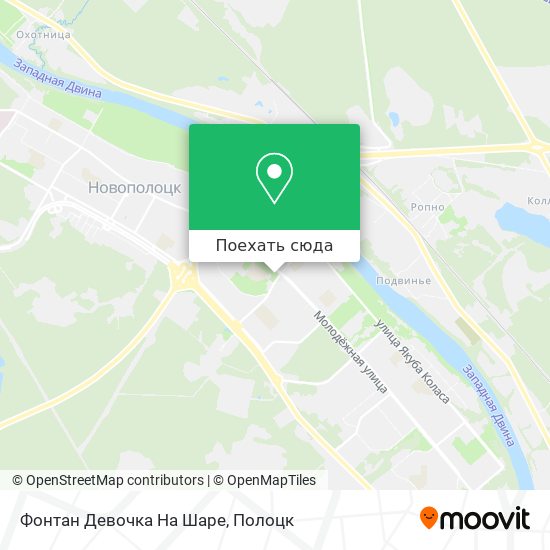 Карта Фонтан Девочка На Шаре