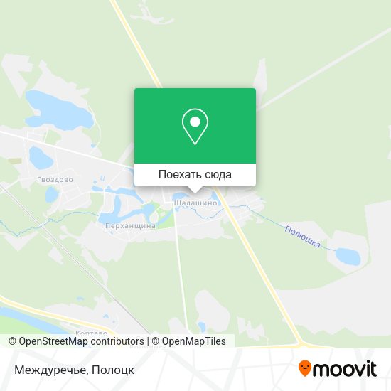 Карта Междуречье