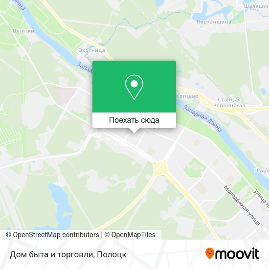 Карта Дом быта и торговли