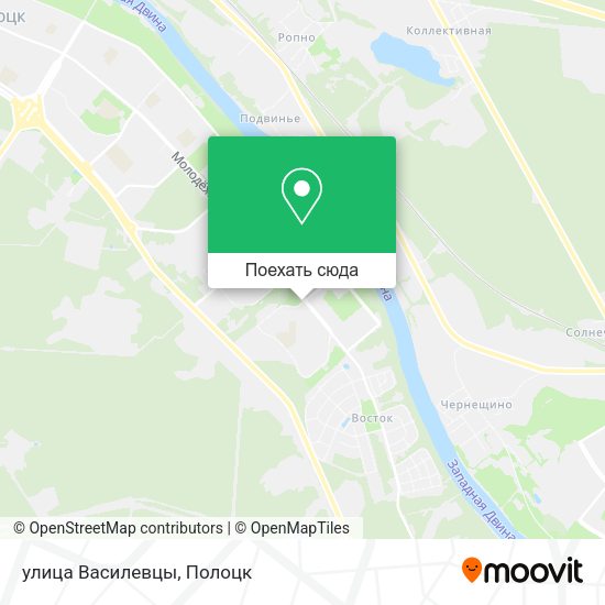 Карта улица Василевцы