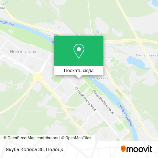 Карта Якуба Колоса 38