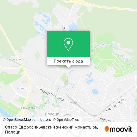 Карта Спасо-Евфросиньевский женский монастырь