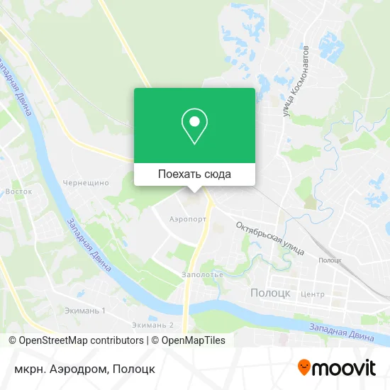 Карта мкрн. Аэродром