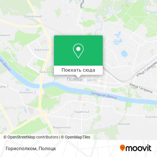 Карта Горисполком