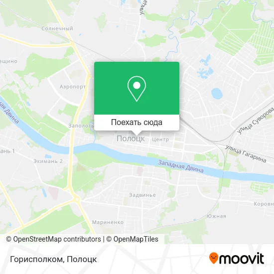 Карта Горисполком