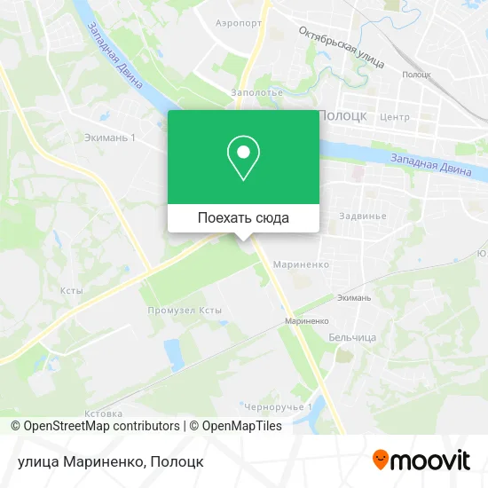 Карта улица Мариненко