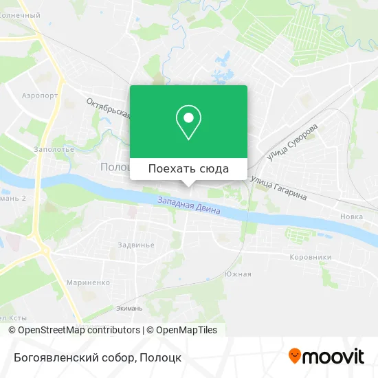 Карта Богоявленский собор