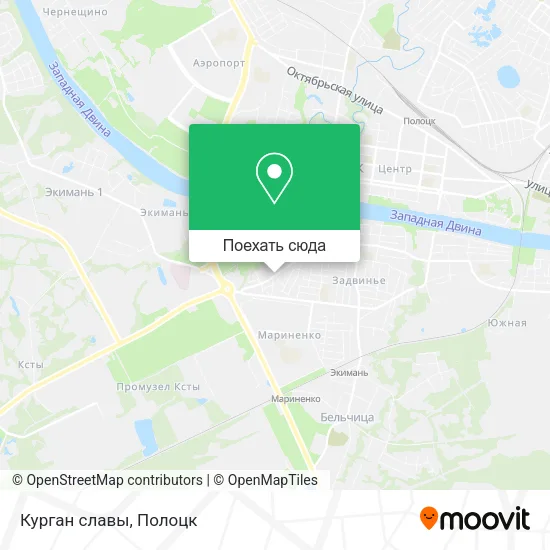 Карта Курган славы