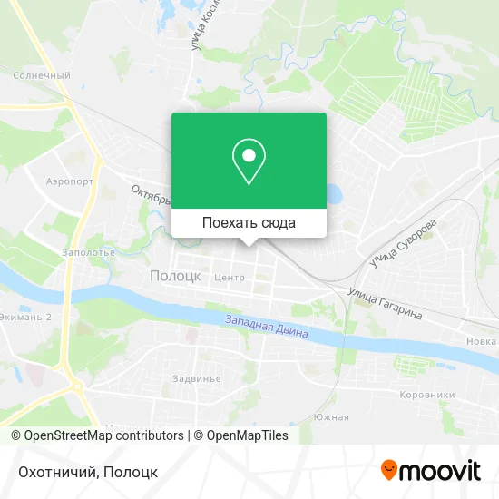 Карта Охотничий