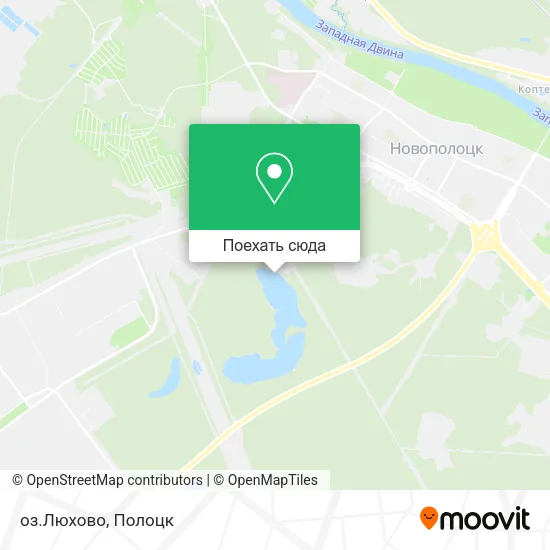 Карта оз.Люхово